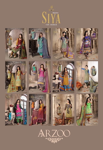 SIYARAM COTTON PRINTED SALWAR KAMEEZ