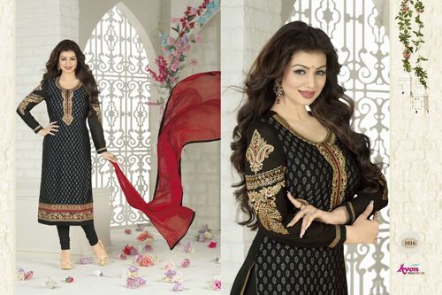 ALVIRA SUITS SEMI STICHED DRESS MATERIAL