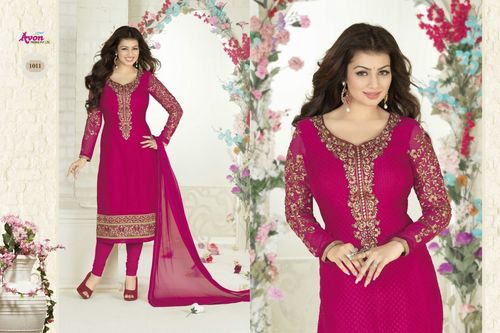 ALVIRA SUITS SEMI STICHED SALWAR KAMEEZ MATERIAL