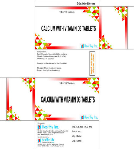 Shreycal Tablets (Calcium Minerals With Vitamin D3 Tablets )