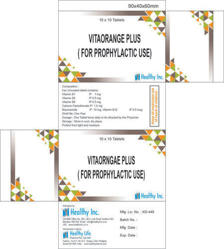 Vitaorange Plus Dosage Form: Tablet