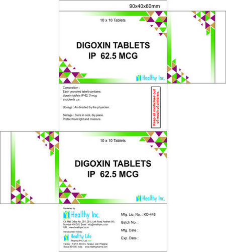 DIXIN-62.5 mcg Digoxin Tablets BP