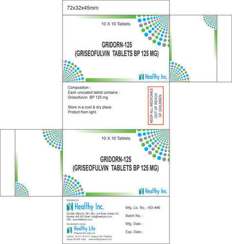 Griseofulvin Tablets Medicine Raw Materials