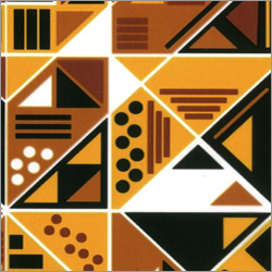 Geometric Leather Transfer Foil