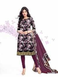 Kavya Resham Border Dupatta & Cotton Salwar Suits