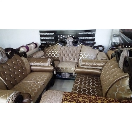 Modern Design Home Sofa Sets - Wood, Varied Dimensions, Brown | Ergonomic, Stable Base, Smooth Edges, Elegant Style