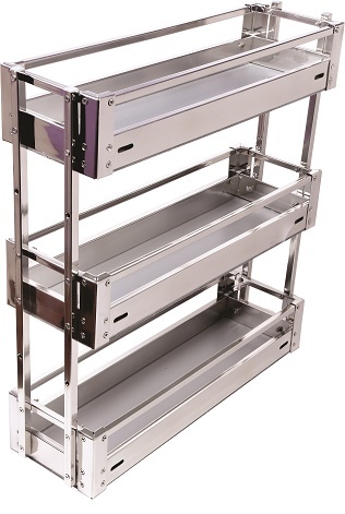 SS ACP Bottle Pullout 3 Shelf
