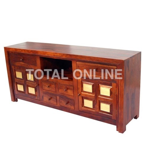 Fabulous Tv Unit With Six Drawers and Two Cabinets