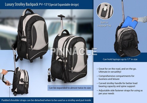 Luxury strolley backpack (Special Expandable design)