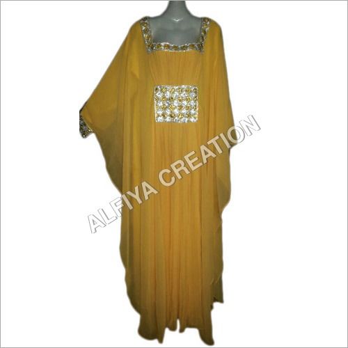 Long sleeves designer kaftan dress