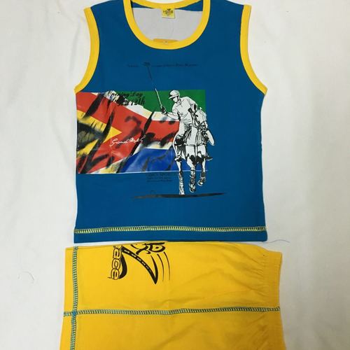kids coloured sleeveless T-shirt