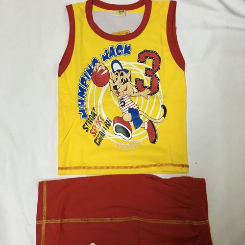 kids coloured sleeveless T-shirts