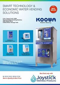 Multi Coin Operated Water Vending Machine