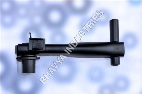 3 Wheeler Auto Rickshaw Silencer Triangle - CRC Pipe Material, Low Noise Design, Attractive Met Black Finish, Lightweight 3.6 kg, Heat Resistant with High Strength