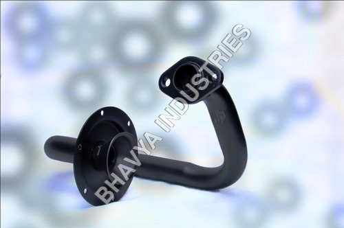 3 Wheeler Silencer Parts - CRC Pipe Material, 3.6 kg Weight, Matte Black Color | Low Noise, Rigid Structure, Heat Resistant, Easy to Install