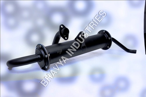 Automobile Silencers - CRC Pipe Material, Size as Per Requirement, Matte Black Finish | Low Noise Operation, High Strength, Heat Resistance, Easy to Install, Optimal Performance