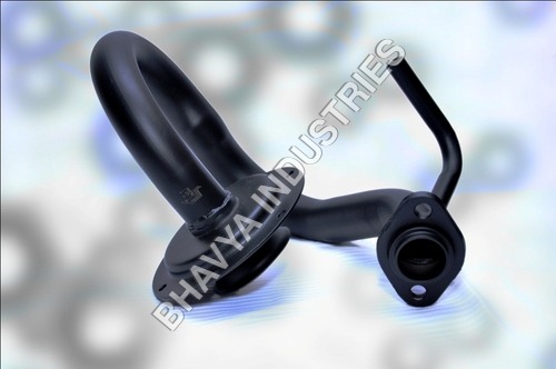 Rickshaw 2 Stroke Band Pipe - CRC Material, Met Black Finish | Low Noise, High Strength, Hardness & Durability, Easy to Install, Optimum Performance