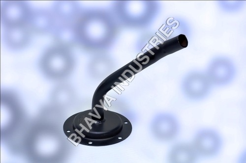 Rickshaw Tail Pipe - CRC Material As per Requirement Matte Black | Low Noise Easy to Install Heat Resistance Hardness & Durability