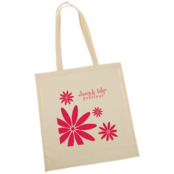 Cotton Bag - High Grade Cotton Canvas, H -30 CM W -30 CM G -10 CM , Short Handle, Modern Design, Zipper Closure, Customized Options Available