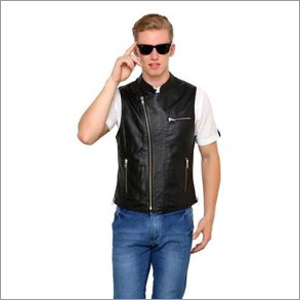 Mens Lamb Leather Waistcoat