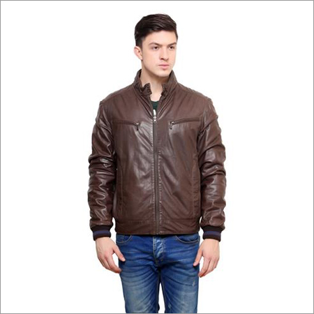 Mens Vintage Lamb Leather Jacket