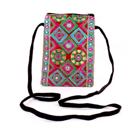 Sling Bag - Thread & Mirror Work