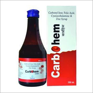 Carbonyl Iron Folic Acid, Cyanocobalamine, Zinc Syrup General Medicines