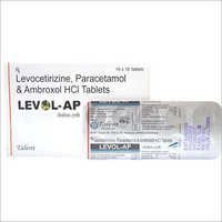 Levocetirizine, Paracetamol and Ambroxol HCL Tablets