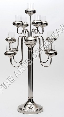 Aluminum Tea Light Candelabra