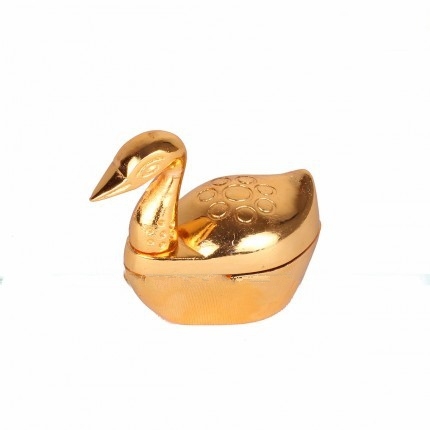 Gold Duck Kum Kum Holder