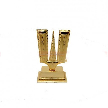 Namam Stand - Zinc Alloy, 3x2 Inch, Gold Plated | Elegant Design, Durable, Gift Item