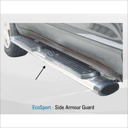 Ecosport Side Armour Guard - Stainless Steel, 150cm Length, 20cm Width | Durable Protection, Easy Installation, Stylish Design