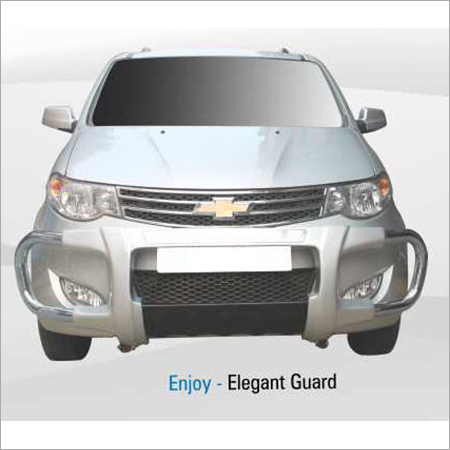 Enjoy Elegant Guard - Steel, 120x60x10cm, Chrome Finish | Durable Protection, Stylish Design, Easy Installation, Bolt-on Mounting