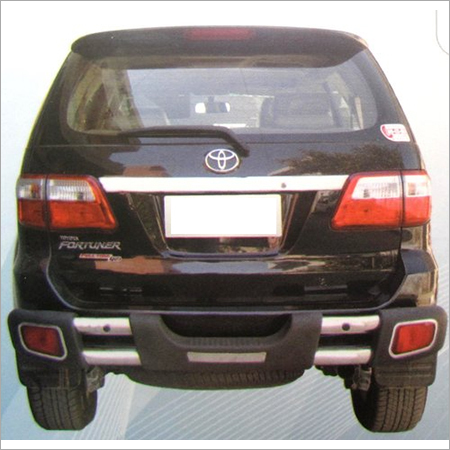 Fortuner Ss And Pu Rear Double Pipe Guard With Lig