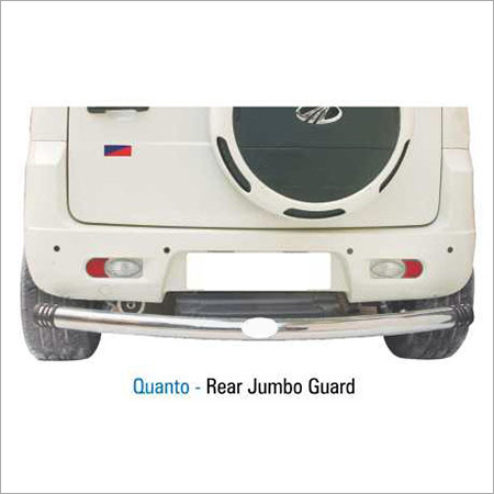 Quanto Rear Jumbo Guard - Stainless Steel, Vehicle Specific | Durable, Stylish, Protection, Easy Install, Polished Finish
