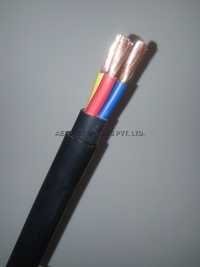 Rubber 3 & 4 Core Double Sheathed Round Submersible Cable