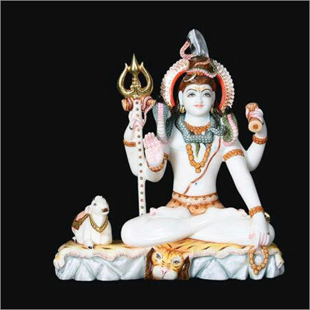 Marble Shiv Parvati Stautes