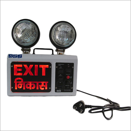 Twin Beam Exit Emergency Lights