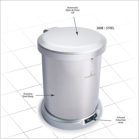 Stainless Steel Foot Sensor Dustbin