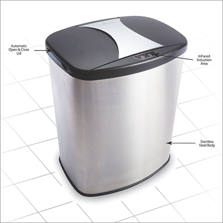 Stainless Steel Infrared Automatic Sensor Bin