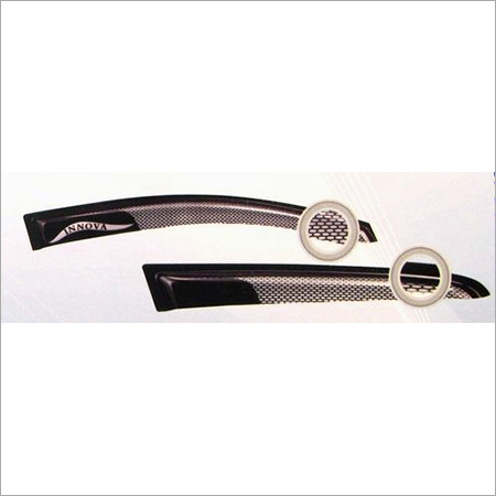 Tata Nano Door Visors Black Dotted