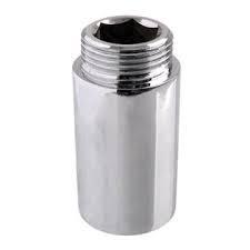 Chrome Plated Extension Nipple - Chrome Plated Brass, Various Sizes, Chrome Finish | Corrosion Resistant, Durable Finish, Precise Threads