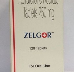 Zelgor - Abiraterone Acetate 250 mg Tablets, 120 Count | Prostate Cancer, Hormone Reduction, Oral Administration