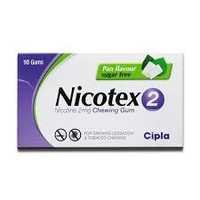 Nicotex 2 - Peppermint Flavor, Purple, 2mg Nicotine | Sugar-free Chewing Gum, Smoking Cessation Aid
