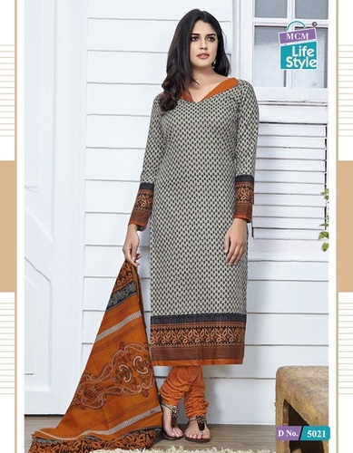 Mcm Cotton Printed Dress Material