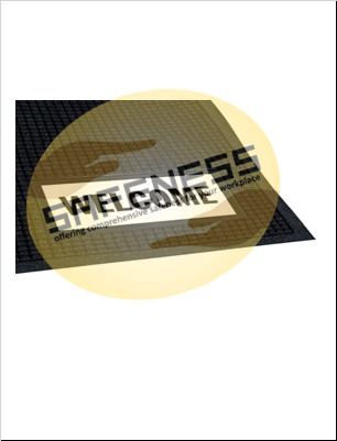 Scraper/Wiper Sign Mats - Welcome By SAFENESS QUOTIENT LIMITED