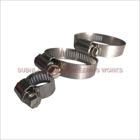 316 SS Worm Drive Hose Clips - Stainless Steel, Size 6 M.M. To 1000 Meters, Band Width 12.70 M.M. | High Strength, Corrosion Resistant, Wide Clamping Range