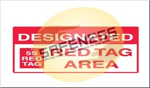 Red Tag Area Signs - Designated Red Tag Area