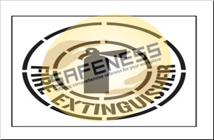 Floor Stencils - Fire Extinguisher