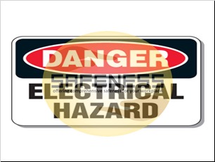 Electrical Safety Signs - Danger Electrical Hazard